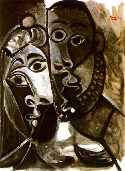 Пабло Пикассо "Вдвоем 1." (1969 год)