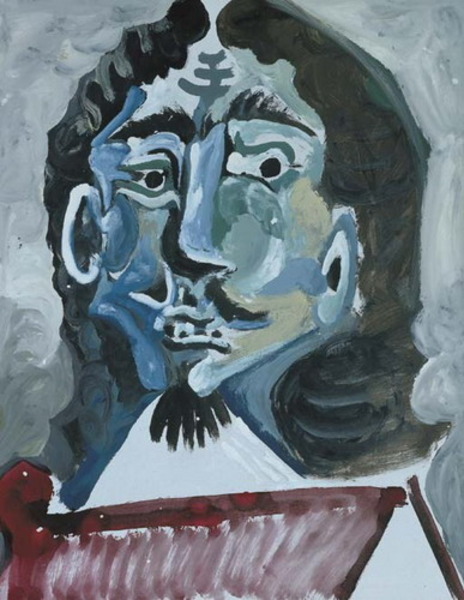 Пабло Пикассо "Мушкетер - бюст 2." (1967 год)