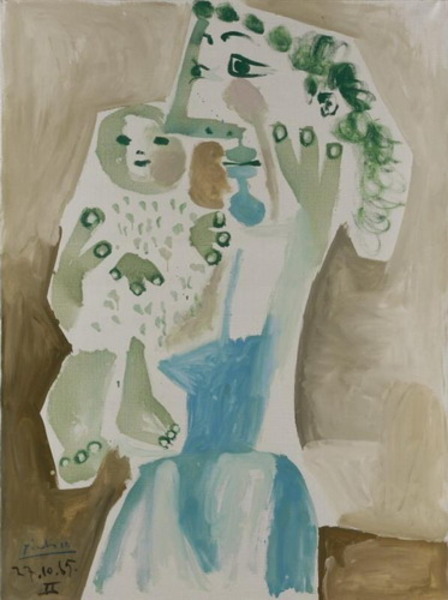 Пабло Пикассо "Мать и дитя." (1965 год)
