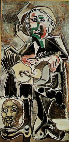 Пабло Пикассо "Гитарист." (1965 год)