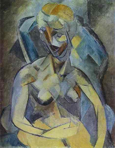 Пабло Пикассо "Молодая дама." (1909 год)