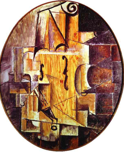 Пабло Пикассо "Скрипка." (1912 год)