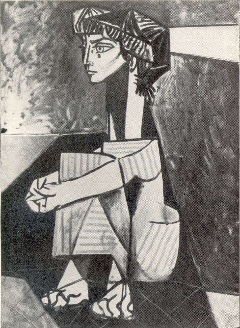 Пабло Пикассо. Мадам Жаклин. 1954