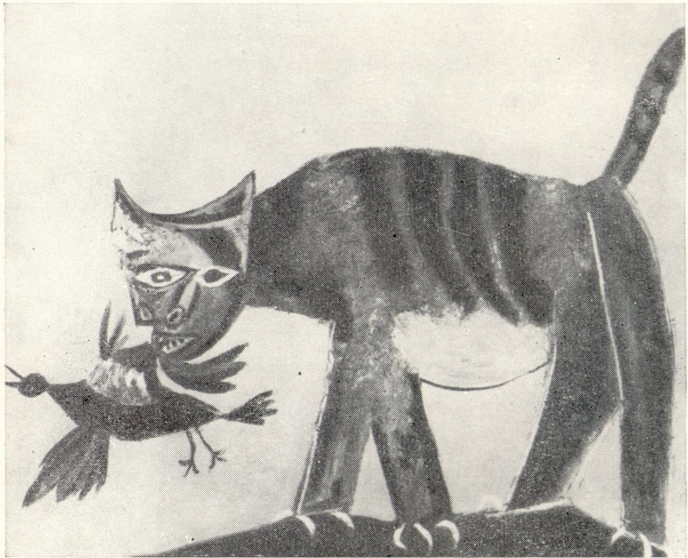 Пабло Пикассо Кошка с птицей. 1939