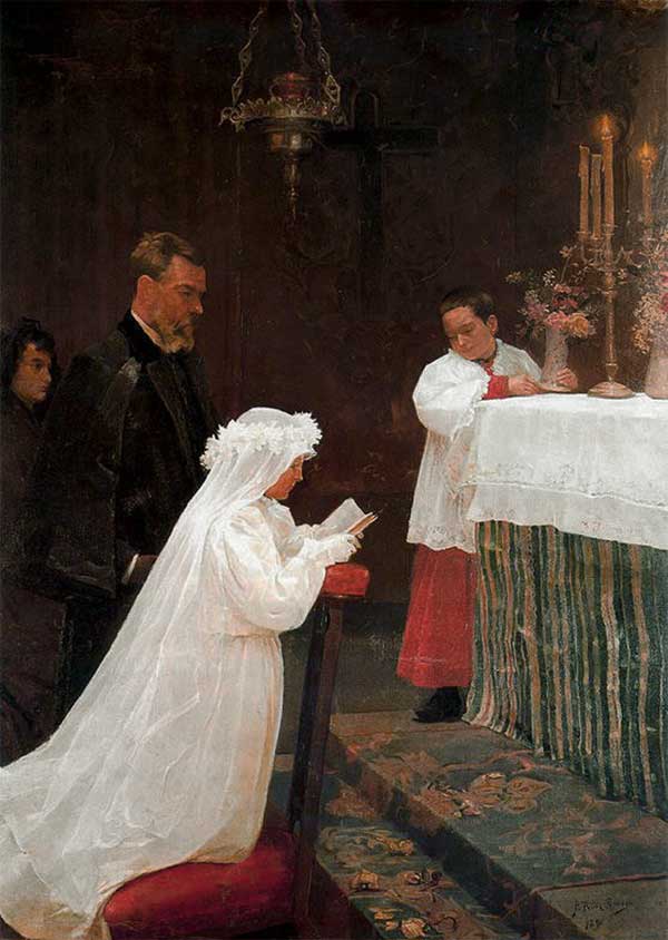 «Первое причастие» (La première communion) (1896)