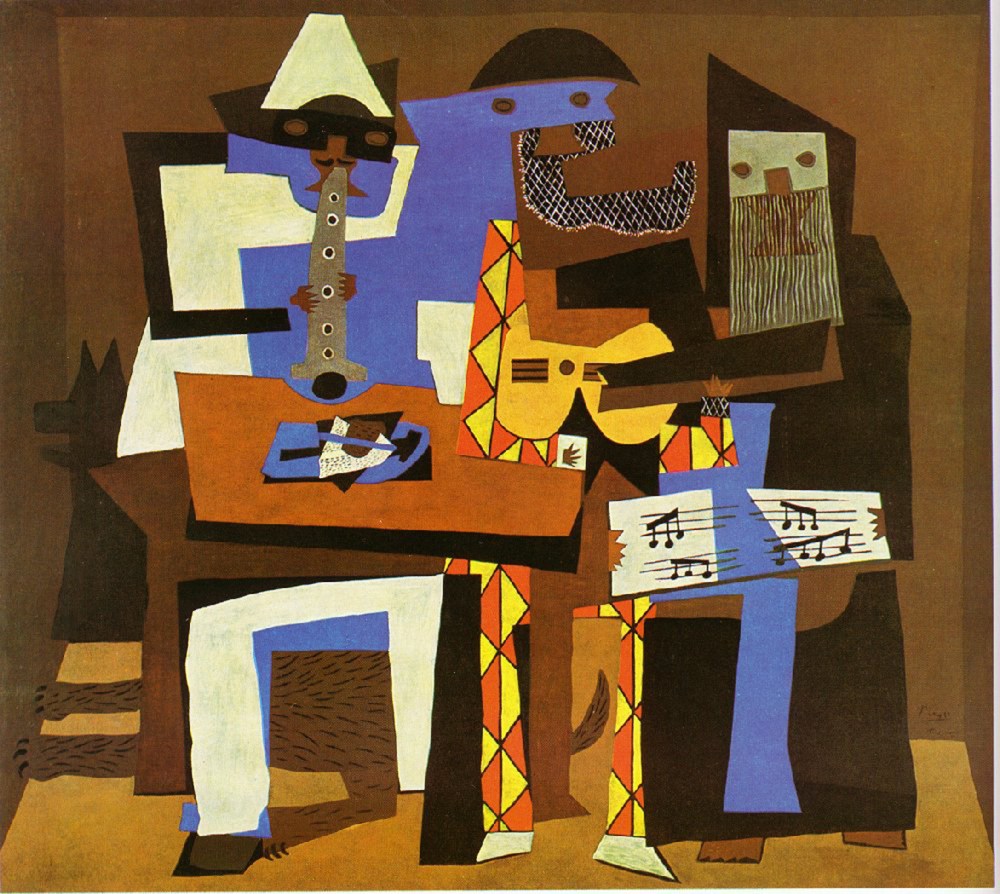 «Три музыканта» (с собакой) (Les trois musiciens) (1921)