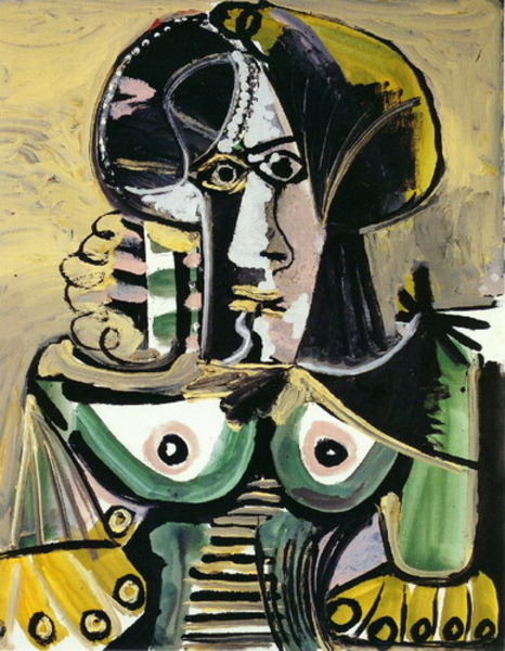 Пабло Пикассо "Бюст женщины 4." (1971 год)